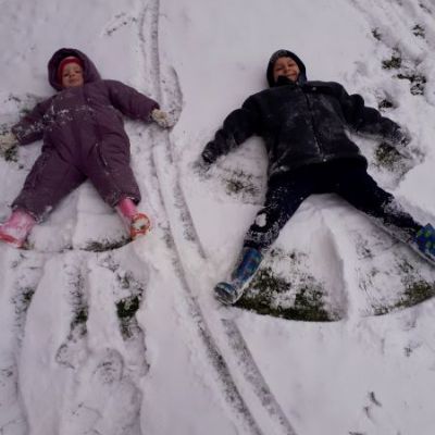 Two snow angels